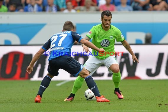 1. BL - 16/17 - TSG 1899 Hoffenheim vs. VfL Wolfsburg (© Kraichgausport / Loerz)