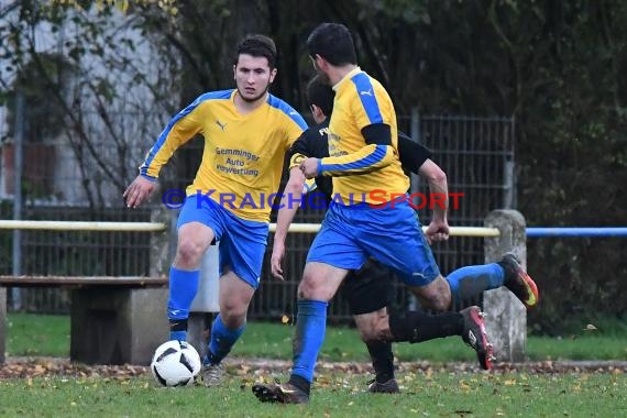 Kreisklasse  SV Gemmingen vs FV Landshausen 05.11.2017 (© Kraichgausport / Loerz)