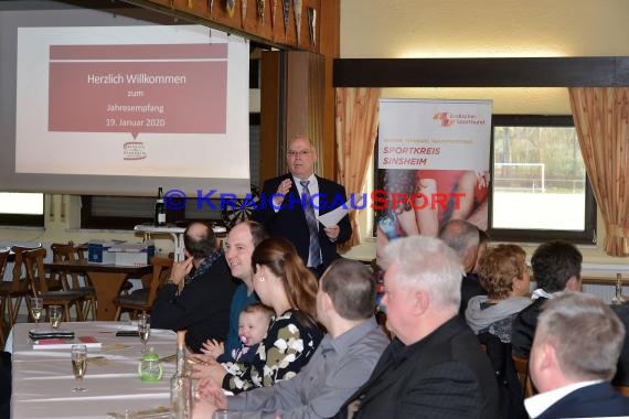 Neujahrsempfang des Sportkreises Sinsheim in Hilsbach am 19.01.2020 (© Siegfried Lörz)