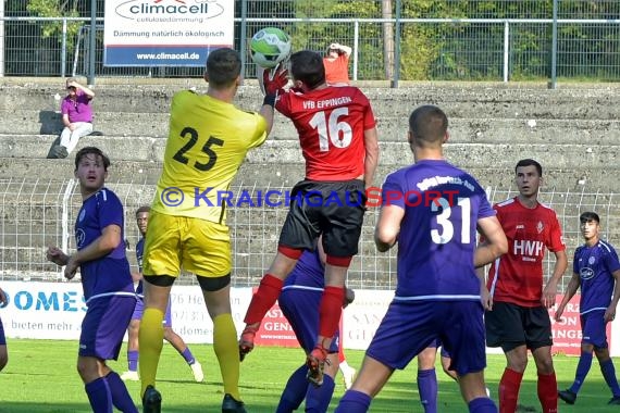 Verbandsliga Nordbaden 20/21 VfB Eppingen vs SpVgg Durlach-Aue (© Siegfried Lörz)