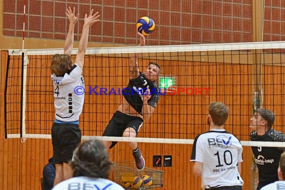 Volleyball Herren Verbandsliga SG Sinsheim/Waibstadt/Helmstadt gegen SSC Karlsruhe 3 22.10.2017 (© Siegfried Lörz)