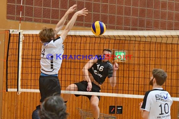 Volleyball Herren Verbandsliga SG Sinsheim/Waibstadt/Helmstadt gegen SSC Karlsruhe 3 22.10.2017 (© Siegfried Lörz)