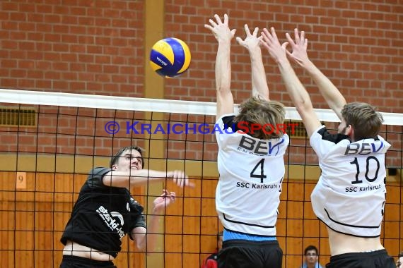 Volleyball Herren Verbandsliga SG Sinsheim/Waibstadt/Helmstadt gegen SSC Karlsruhe 3 22.10.2017 (© Siegfried Lörz)