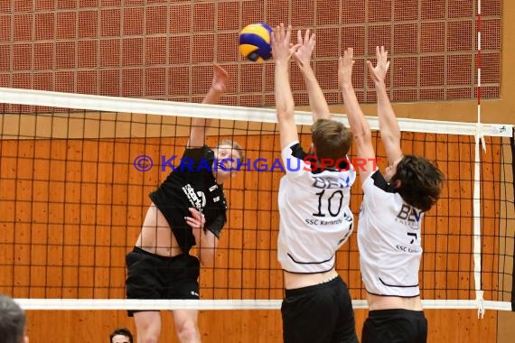 Volleyball Herren Verbandsliga SG Sinsheim/Waibstadt/Helmstadt gegen SSC Karlsruhe 3 22.10.2017 (© Siegfried Lörz)