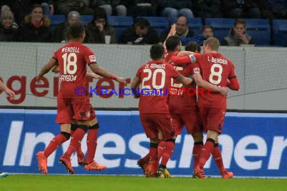 1.BL - 17/18 - TSG 1899 Hoffenheim vs.Bayer 04 Leverkusen (© Kraichgausport / Loerz)