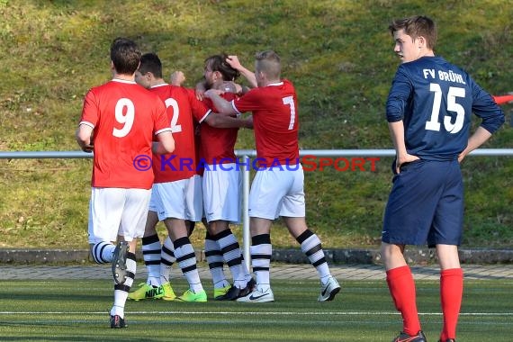 Landesliga Rhein Neckar VfB Eppingen vs FV Brühl 27.02.2016 (© Siegfried Lörz)