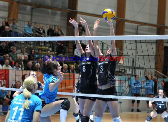 03.03.2012 1.Volleyball Bundesliga Damen Envacom Volleys Sinsheim gegen VT Aurubis Hamburg (© Siegfried Lörz)