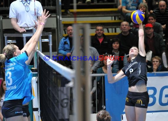 03.03.2012 1.Volleyball Bundesliga Damen Envacom Volleys Sinsheim gegen VT Aurubis Hamburg (© Siegfried Lörz)