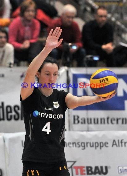 03.03.2012 1.Volleyball Bundesliga Damen Envacom Volleys Sinsheim gegen VT Aurubis Hamburg (© Siegfried Lörz)