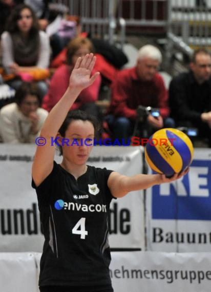 03.03.2012 1.Volleyball Bundesliga Damen Envacom Volleys Sinsheim gegen VT Aurubis Hamburg (© Siegfried Lörz)