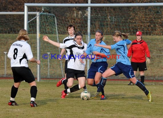 03.03.2012 Krombacher Pokal Frauen Viertelfinale FV Sulzfeld gegen ASV Hagsfeld (© )