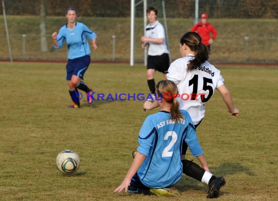 03.03.2012 Krombacher Pokal Frauen Viertelfinale FV Sulzfeld gegen ASV Hagsfeld (© )