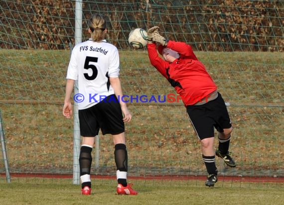 03.03.2012 Krombacher Pokal Frauen Viertelfinale FV Sulzfeld gegen ASV Hagsfeld (© )