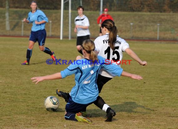 03.03.2012 Krombacher Pokal Frauen Viertelfinale FV Sulzfeld gegen ASV Hagsfeld (© )