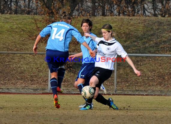 03.03.2012 Krombacher Pokal Frauen Viertelfinale FV Sulzfeld gegen ASV Hagsfeld (© )