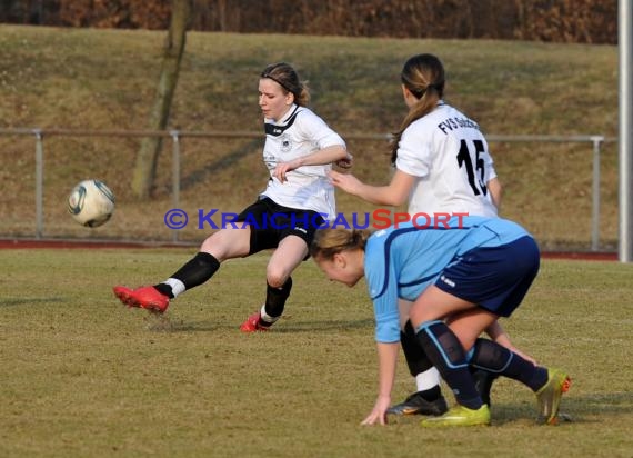 03.03.2012 Krombacher Pokal Frauen Viertelfinale FV Sulzfeld gegen ASV Hagsfeld (© )