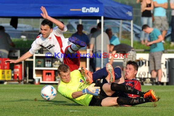 Krombacher Kreispokal Endspiel FV Sulzfeld - TSV Obergimpern  (© Siegfried Lörz)