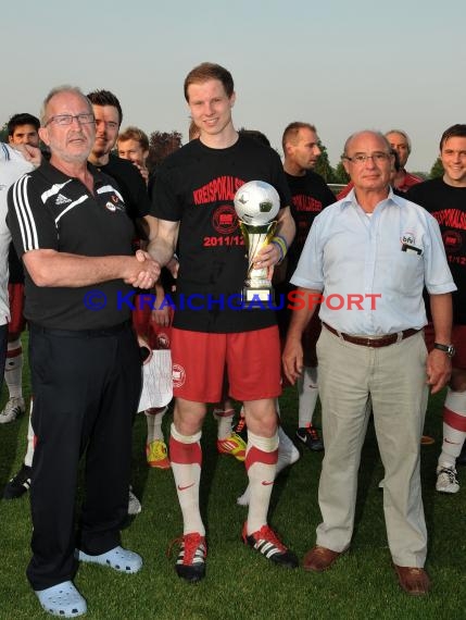 Krombacher Kreispokal Endspiel FV Sulzfeld - TSV Obergimpern  (© Siegfried Lörz)