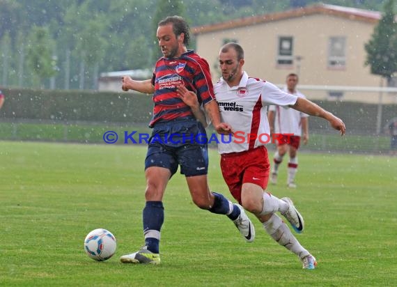 Krombacher Kreispokal Endspiel FV Sulzfeld - TSV Obergimpern  (© Siegfried Lörz)