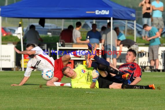 Krombacher Kreispokal Endspiel FV Sulzfeld - TSV Obergimpern  (© Siegfried Lörz)