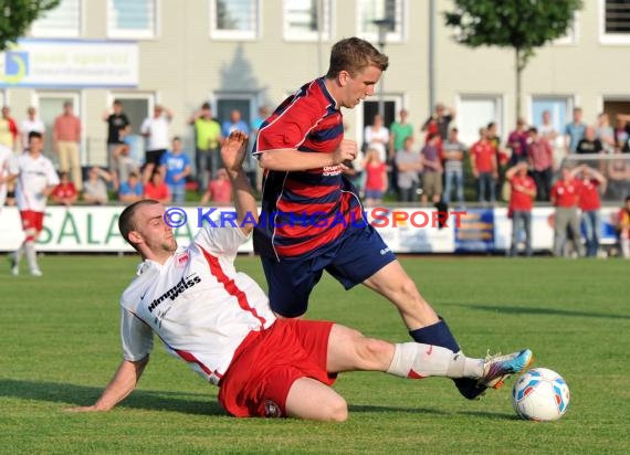 Krombacher Kreispokal Endspiel FV Sulzfeld - TSV Obergimpern  (© Siegfried Lörz)