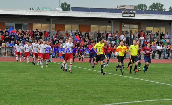 Krombacher Kreispokal Endspiel FV Sulzfeld - TSV Obergimpern  (© Siegfried Lörz)