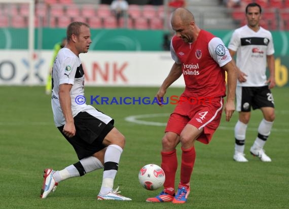 DFB Pokal Runde 1 SV 1916 Sandhausen gegen FC Energie Cottbus (© Siegfried Lörz)