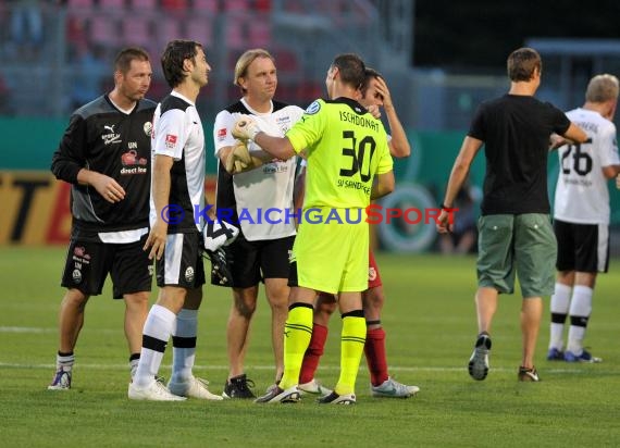 DFB Pokal Runde 1 SV 1916 Sandhausen gegen FC Energie Cottbus (© Siegfried Lörz)