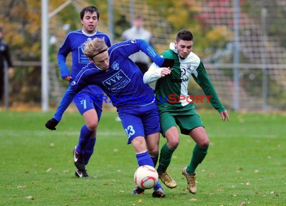 FC Zuzenhausen - ASV Durlach 27.10.2012 Verbandsliga Nordbaden (© Siegfried)