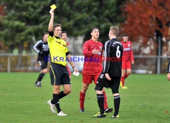 FC Zuzenhausen - 1. FC Bruchsal 11.11.2012 Verbandsliga Nordbaden (© Siegfried)