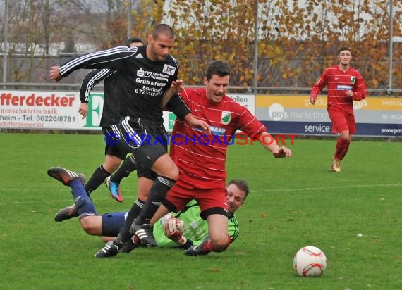 FC Zuzenhausen - 1. FC Bruchsal 11.11.2012 Verbandsliga Nordbaden (© Siegfried)