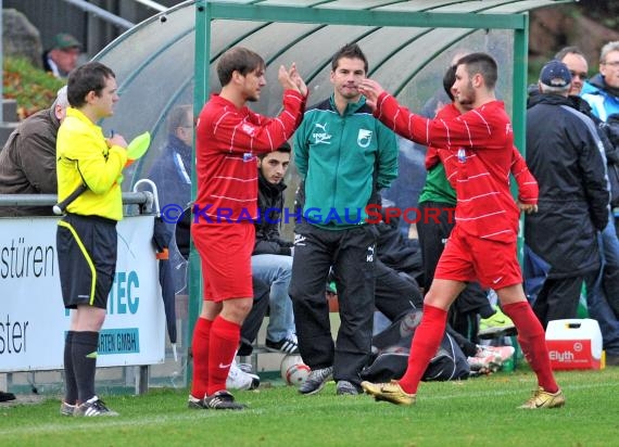 FC Zuzenhausen - 1. FC Bruchsal 11.11.2012 Verbandsliga Nordbaden (© Siegfried)