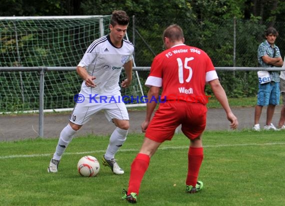 18.08.2013 FC Weiler - TSV Kürnbach (© Siegfried)