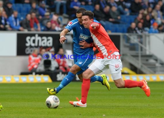 1. Fußball Bundesliga Saison 2013/2014 25. Spieltag TSG 1899 Hoffenheim - FSV Mainz 05 Wirsol Rhein Neckar Arena Sinsheim 15.03.201 (© Fotostand / Loerz)