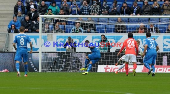 1. Fußball Bundesliga Saison 2013/2014 25. Spieltag TSG 1899 Hoffenheim - FSV Mainz 05 Wirsol Rhein Neckar Arena Sinsheim 15.03.201 (© Fotostand / Loerz)