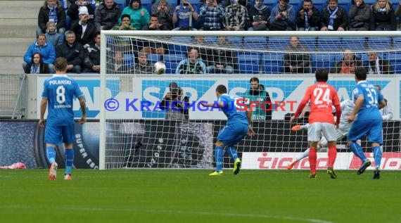 1. Fußball Bundesliga Saison 2013/2014 25. Spieltag TSG 1899 Hoffenheim - FSV Mainz 05 Wirsol Rhein Neckar Arena Sinsheim 15.03.201 (© Fotostand / Loerz)