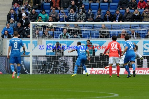 1. Fußball Bundesliga Saison 2013/2014 25. Spieltag TSG 1899 Hoffenheim - FSV Mainz 05 Wirsol Rhein Neckar Arena Sinsheim 15.03.201 (© Fotostand / Loerz)