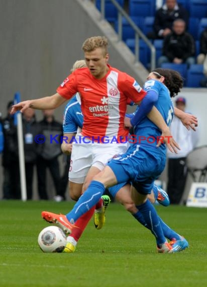 1. Fußball Bundesliga Saison 2013/2014 25. Spieltag TSG 1899 Hoffenheim - FSV Mainz 05 Wirsol Rhein Neckar Arena Sinsheim 15.03.201 (© Fotostand / Loerz)