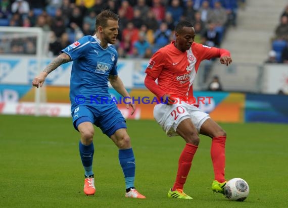 1. Fußball Bundesliga Saison 2013/2014 25. Spieltag TSG 1899 Hoffenheim - FSV Mainz 05 Wirsol Rhein Neckar Arena Sinsheim 15.03.201 (© Fotostand / Loerz)