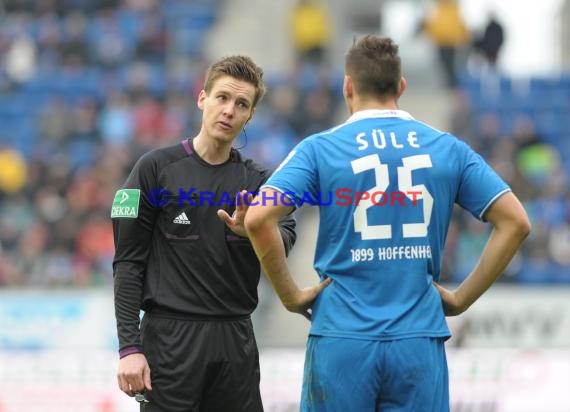 1. Fußball Bundesliga Saison 2013/2014 25. Spieltag TSG 1899 Hoffenheim - FSV Mainz 05 Wirsol Rhein Neckar Arena Sinsheim 15.03.201 (© Fotostand / Loerz)