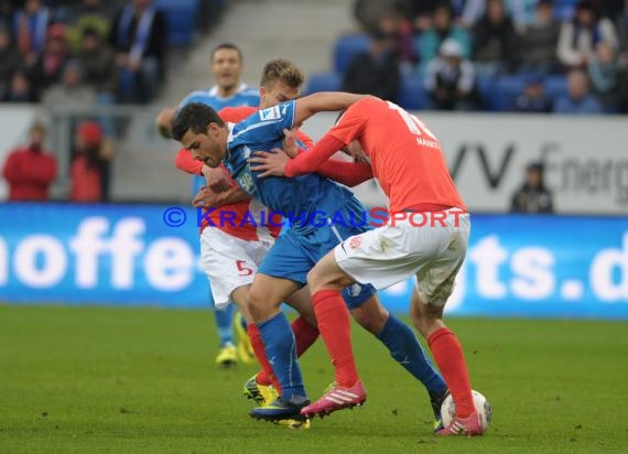 1. Fußball Bundesliga Saison 2013/2014 25. Spieltag TSG 1899 Hoffenheim - FSV Mainz 05 Wirsol Rhein Neckar Arena Sinsheim 15.03.201 (© Fotostand / Loerz)