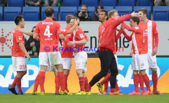 1. Fußball Bundesliga Saison 2013/2014 25. Spieltag TSG 1899 Hoffenheim - FSV Mainz 05 Wirsol Rhein Neckar Arena Sinsheim 15.03.201 (© Fotostand / Loerz)