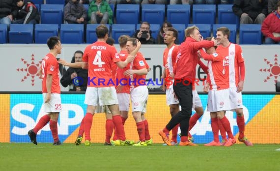 1. Fußball Bundesliga Saison 2013/2014 25. Spieltag TSG 1899 Hoffenheim - FSV Mainz 05 Wirsol Rhein Neckar Arena Sinsheim 15.03.201 (© Fotostand / Loerz)