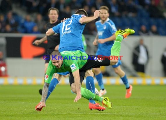 1. Fußball Bundesliga TSG 1899 Hoffenheim - Hannover 96 Wirsol Rhein Neckar Arena Sinsheim 26.03.2014 (© Fotostand / Loerz)