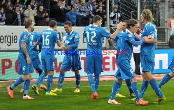 1. Fußball Bundesliga TSG 1899 Hoffenheim - Hannover 96 Wirsol Rhein Neckar Arena Sinsheim 26.03.2014 (© Fotostand / Loerz)