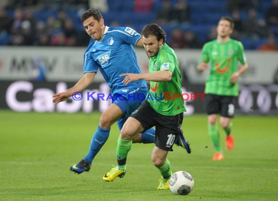 1. Fußball Bundesliga TSG 1899 Hoffenheim - Hannover 96 Wirsol Rhein Neckar Arena Sinsheim 26.03.2014 (© Fotostand / Loerz)