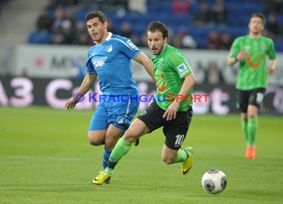 1. Fußball Bundesliga TSG 1899 Hoffenheim - Hannover 96 Wirsol Rhein Neckar Arena Sinsheim 26.03.2014 (© Fotostand / Loerz)