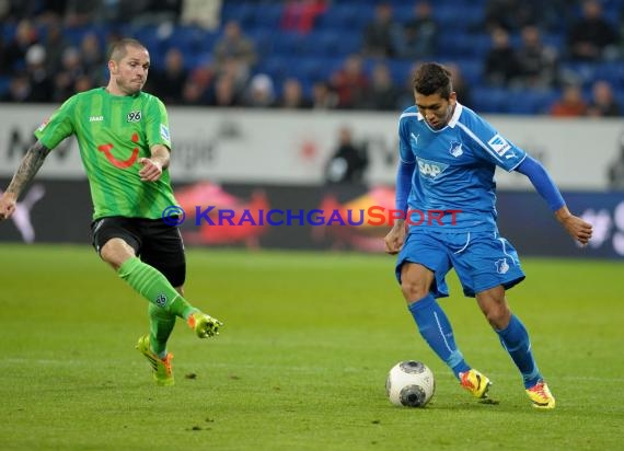 1. Fußball Bundesliga TSG 1899 Hoffenheim - Hannover 96 Wirsol Rhein Neckar Arena Sinsheim 26.03.2014 (© Fotostand / Loerz)