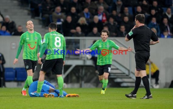 1. Fußball Bundesliga TSG 1899 Hoffenheim - Hannover 96 Wirsol Rhein Neckar Arena Sinsheim 26.03.2014 (© Fotostand / Loerz)