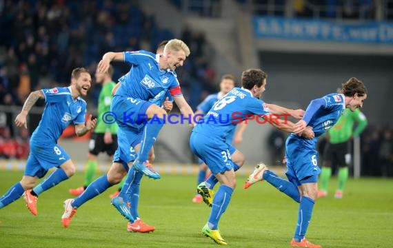 1. Fußball Bundesliga TSG 1899 Hoffenheim - Hannover 96 Wirsol Rhein Neckar Arena Sinsheim 26.03.2014 (© Fotostand / Loerz)